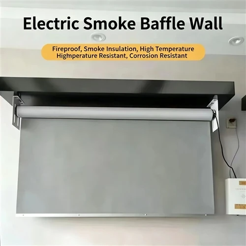 Motorized Smoke Barrier